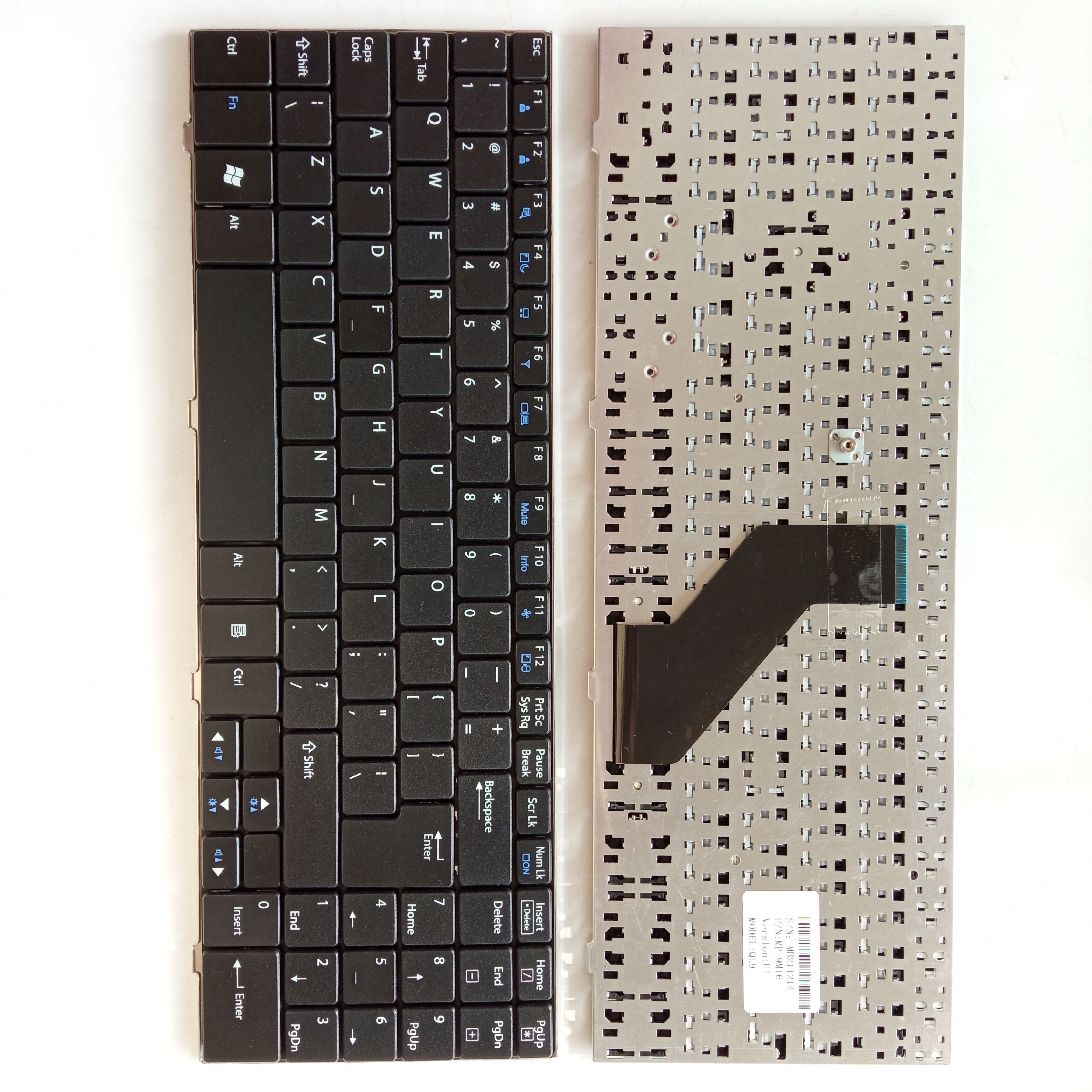 Picture of New Replacement Laptop Keyboard For LG LG R580 BLACK (OEM) UI Layout